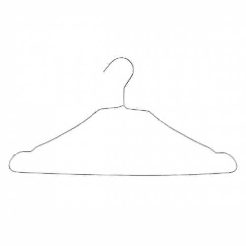 Kipit Apģērbu pakaramo komplekts Sudrabains Metāls 39,5 x 20 x 0,5 cm (24 gb.) image 2