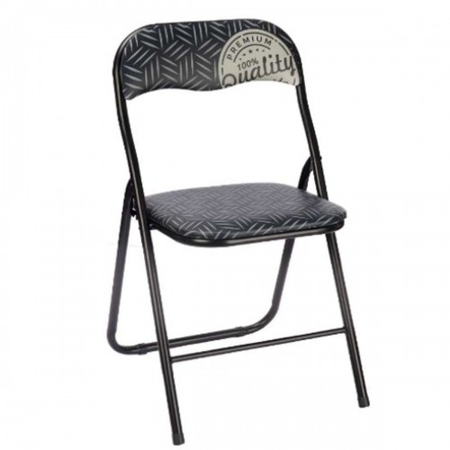 Gift Decor Складной стул Quality Чёрный Серый PVC Металл 43 x 46 x 78 cm (6 штук) image 2