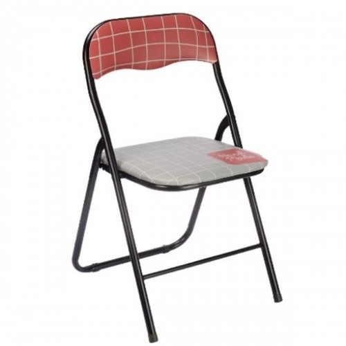 Gift Decor Складной стул Hand Made Коричневый Чёрный Серый PVC Металл 43 x 46 x 78 cm (6 штук) image 2