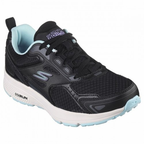 Running Shoes for Adults Skechers GO RUN Consistent  Black Lady image 2