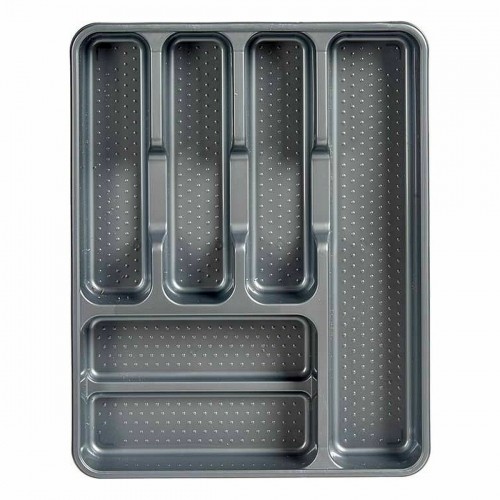 Cutlery Organiser Grey Plastic 30 x 4,5 x 38 cm (20 Units) image 2