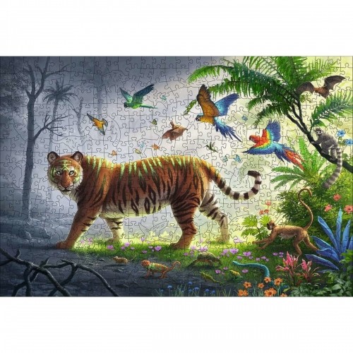 Puzle un domino komplekts Ravensburger Jungle Tiger 00017514 500 Daudzums image 2