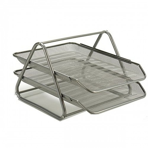 Classification tray Grille Silver Metal 6 Units 35,5 x 27,5 x 21 cm image 2