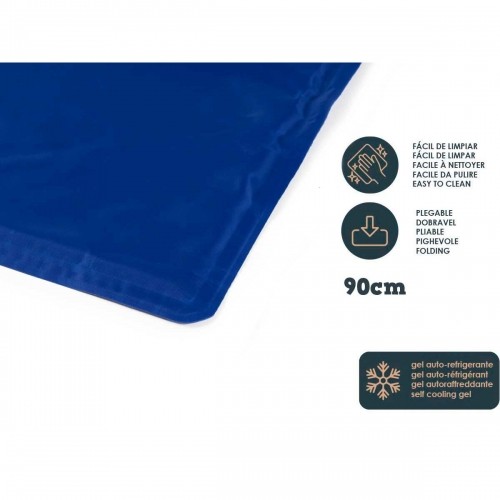 Dog Carpet Refreshing Blue Foam Gel 49,5 x 1 x 90 cm (6 Units) image 2