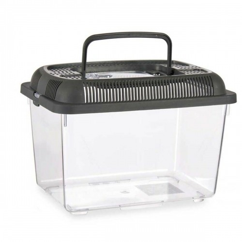 Fish tank With handle Large Grey Plastic 7 L 20 x 20 x 30 cm (8 Units) image 2