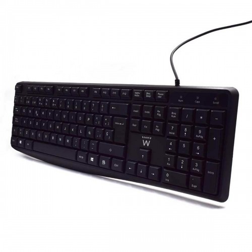 Клавиатура Ewent EW3001 Чёрный Испанская Qwerty image 2