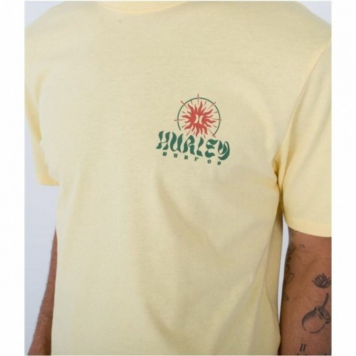 t-krekls Hurley Evd Exp Sun Is Shinning Dzeltens Vīriešu image 2