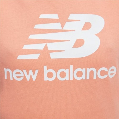 t-krekls New Balance Essentials Stacked Rozā image 2