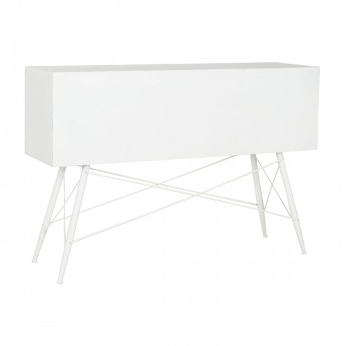 Вспомогательная мебель DKD Home Decor Белый Металл Стеклянный 120 x 35 x 80 cm image 2
