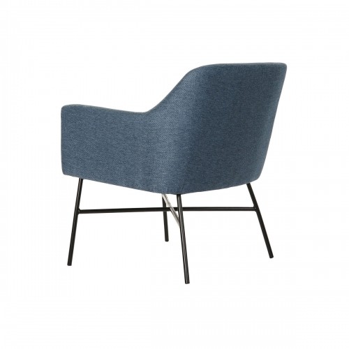 Кресло DKD Home Decor Синий Чёрный Металл 66 x 62 x 75 cm image 2