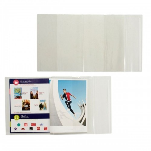 Adhesive Book Cover Transparent 28 x 53 cm (36 Units) image 2