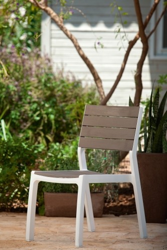 Keter Dārza krēsls Harmony balts/bēšs image 2
