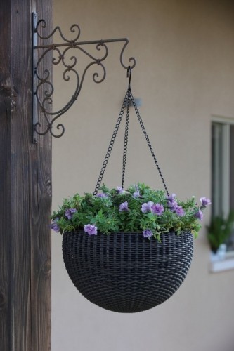 Keter Горшок для цветов подвесной Hanging Sphere Planter серый image 2