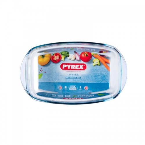 Pyrex Стеклянный контейнер с крышкой 6,5 л прямоугольный Essentials image 2