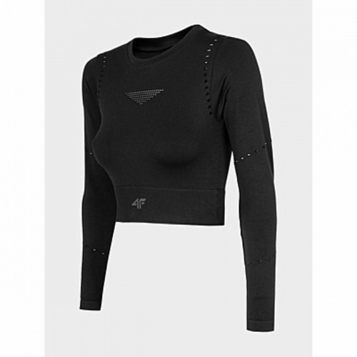 Women's long sleeve T-shirt PURE FORCE H4Z22 TSDLF010  4F Black Multicolour (M/L) image 2