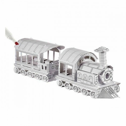 Paper Craft games Train (4 Units) image 2