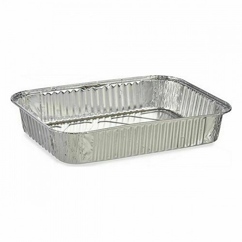 Set of Kitchen Dishes Disposable Aluminium 22 x 15,6 x 4,8 cm (12 Units) image 2