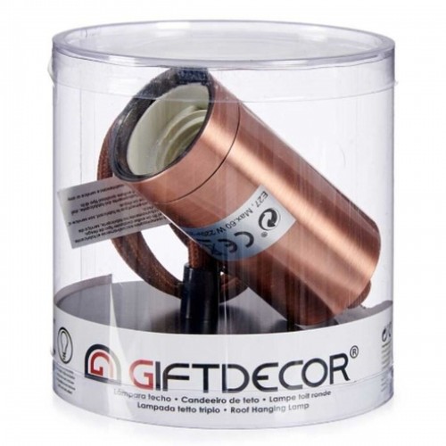 Gift Decor griestu gaismas Bronza Metāls 60 W 9,5 x 9,5 x 9,7 cm (6 gb.) image 2