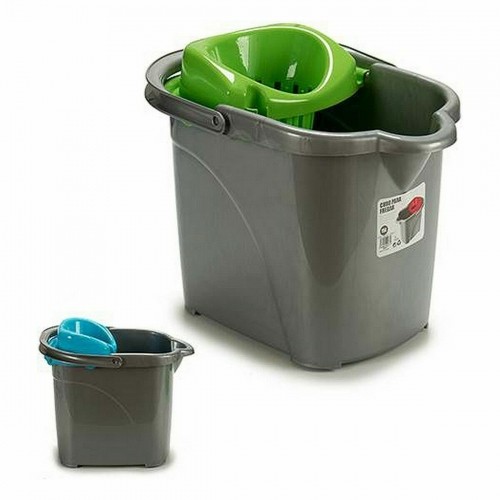 Cleaning bucket With wheels Plastic 15 L 31 x 31 x 41 cm (24 Units) image 2