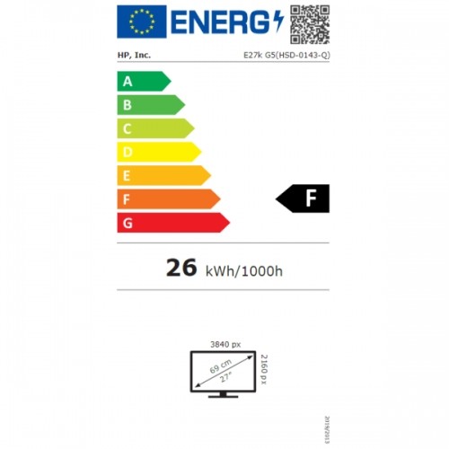 HP E27k G5 4K-UHD Monitor - IPS, Höhenverstellung, Pivot, USB-C image 2