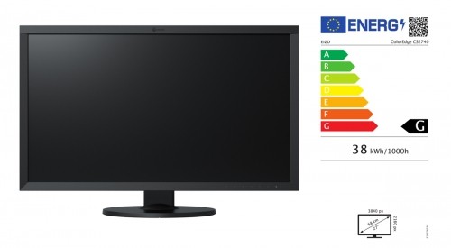 Eizo ColorEdge CS2740 Grafik Monitor - 68,4 cm (27 Zoll), LED, IPS-Panel, 4K UHD, Adobe RGB >99 %, DCI P3 90%, sRGB 100%, Höhe image 2