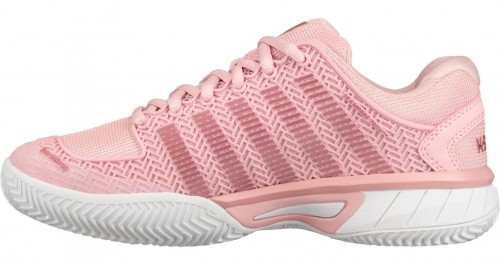 Теннисная обувь для детей K-SWISS HYPERCOURT EXP HB розовый/белый, размер UK 5,5 (EU 39) image 2