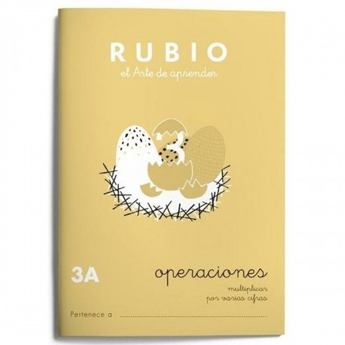 Тетрадь по математике Rubio Nº 3A A5 испанский 20 Листья (10 штук) image 2