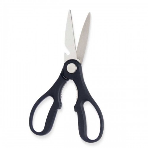Scissors Black Silver Stainless steel 8,3 x 19,5 x 1,3 cm (12 Units) image 2