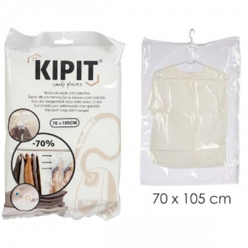 Vacuum Bags Transparent Polyethylene Plastic 70 x 105 cm (12 Units) image 2