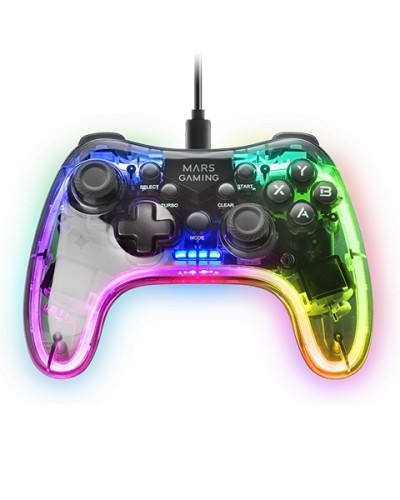 Mars Gaming MGP-C Spēļu kontrolieris RGB / USB-C / X-input & D-input image 2