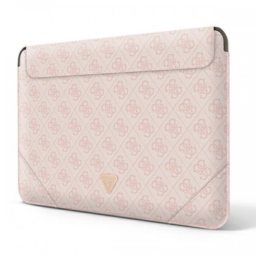 Guess Sleeve GUCS14P4TP 13|14" rożowy |pink 4G Uptown Triangle logo image 2