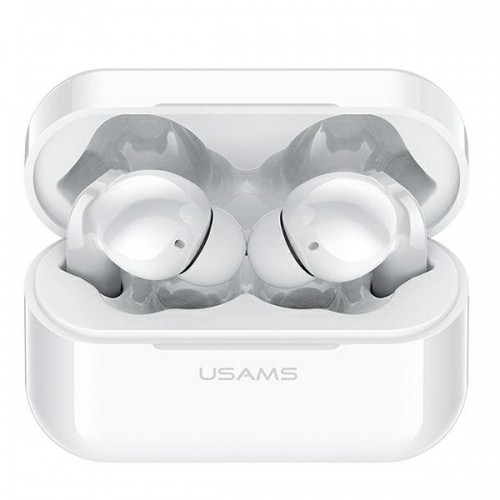 USAMS Słuchawki Bluetooth 5.0 TWS LY series ANC bezprzewodowe biały|white BHULY06 image 2