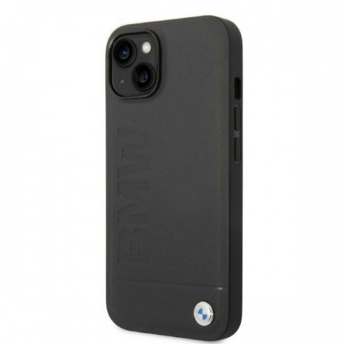 Etui BMW BMHMP14SSLLBK iPhone 14 6,1" czarny|black hardcase Signature Logo Imprint Magsafe image 2