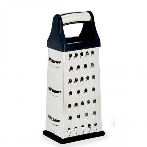 Grater Black Silver Stainless steel ABS TPR 9,5 x 21,5 x 6,7 cm (12 Units) image 2