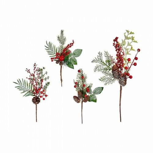 Branch Red fruits Brown Red Green Plastic 20 x 39 x 6 cm (12 Units) image 2