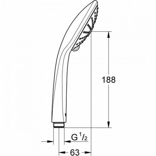 Душевая лейка Grohe 27319000 3 положения image 2