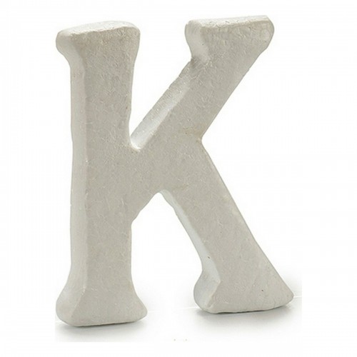 Letter K White polystyrene 1 x 15 x 13,5 cm (12 Units) image 2