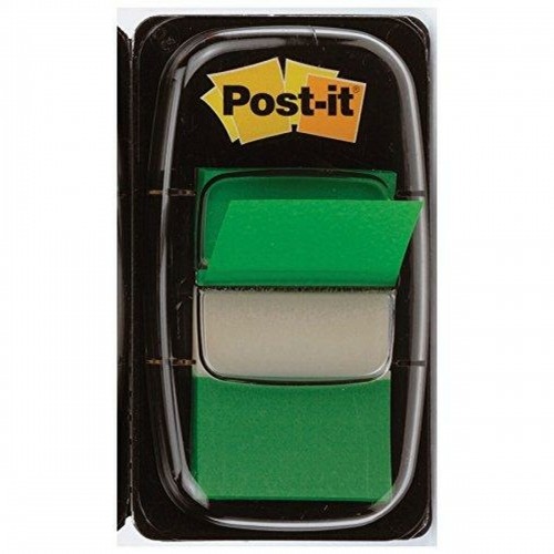 Līmlapiņas Post-it Index 25 x 43 mm Zaļš (3 gb.) image 2