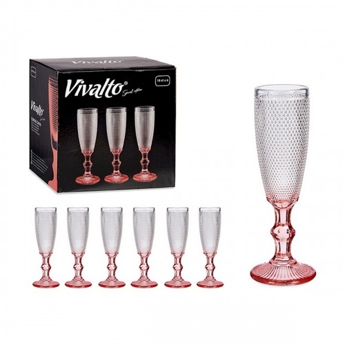 Vivalto Šampanieša glāze Punkti Stikls 6 gb. (180 ml) image 2