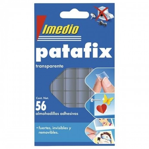 Adhesives Imedio Patafix Double-sided Transparent (12 Units) image 2
