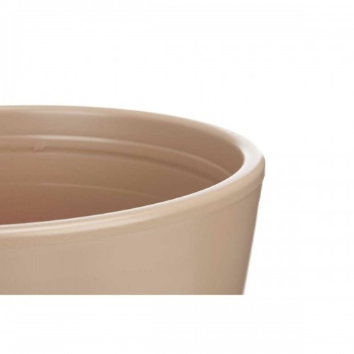 Set of pots 2 Pieces Ø 22 cm Ø 28 cm Beige Clay image 2