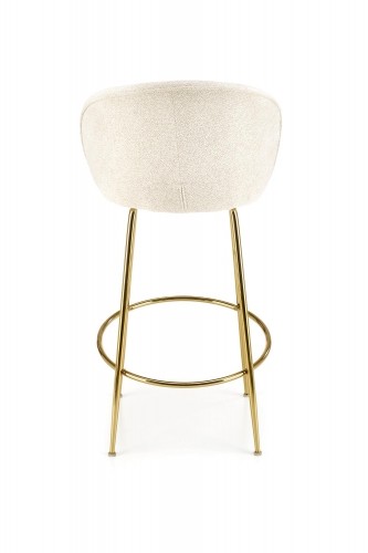 Halmar H116 bar stool, creamy / gold image 2