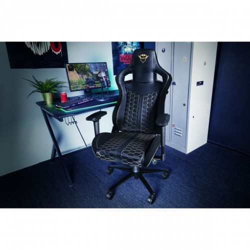 Gaming Chair Trust GXT 712 Resto Pro Yellow Black image 2