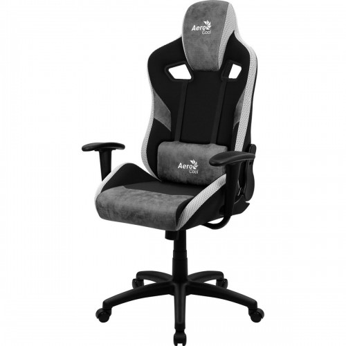 Spēļu Krēsls Aerocool COUNT AeroSuede 180º Melns Pelēks image 2