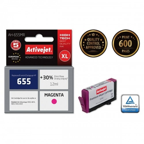 Original Ink Cartridge Activejet AH-655MR Magenta image 2