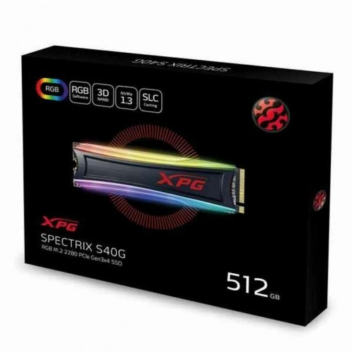 Жесткий диск Adata Spectrix S40G LED RGB 512 Гб SSD Гейминг image 2