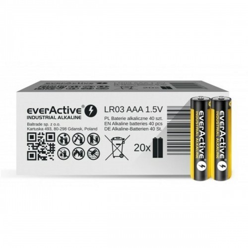 Batteries EverActive LR03 1,5 V AAA image 2