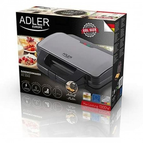 Бутербродница Adler AD 3043 Чёрный Разноцветный 1300 W image 2