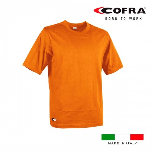 Vīriešu Krekls ar Īsām Piedurknēm Cofra Zanzibar Oranžs image 2