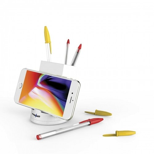 Wireless Charger with Mobile Holder MiniBatt Power Cup Pencil White image 2